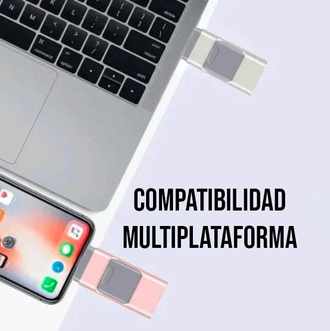 2 x 1 Flash USB de alta velocidad 4 en 1 Moisse™